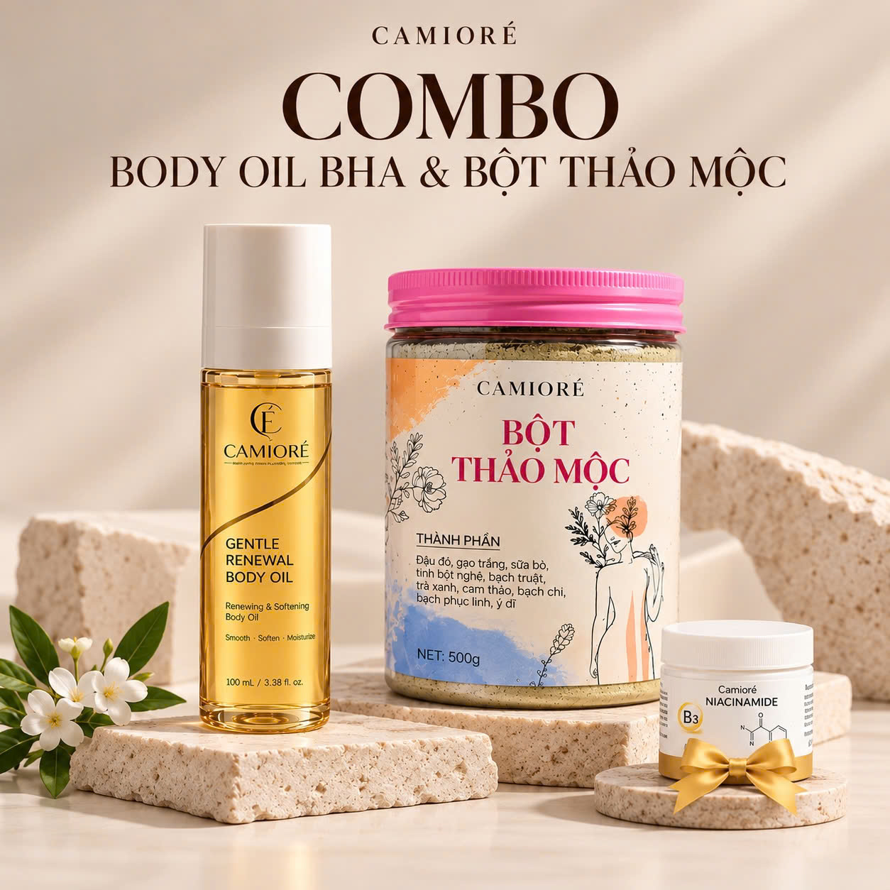 Combo Body Oil & Bột Thảo Mộc — ảnh 2